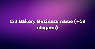 133 Bakery Business name (+52 slogans)