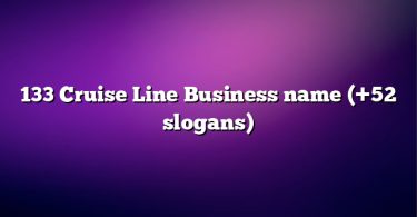 133 Cruise Line Business name (+52 slogans)