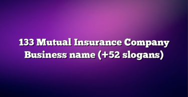 133 Mutual Insurance Company Business name (+52 slogans)